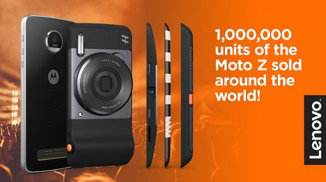 Lenovo ha vendido más de un millón de unidades del Moto Z