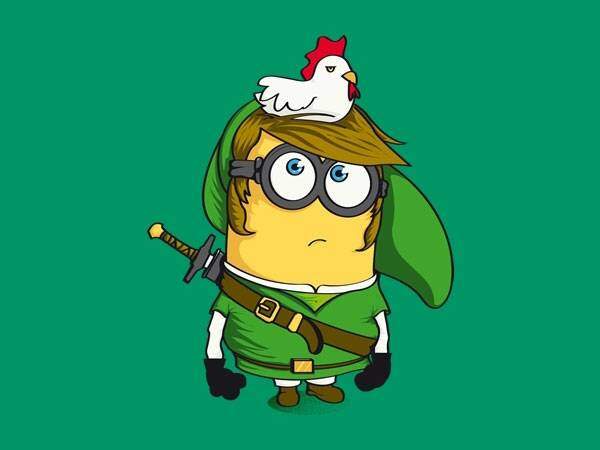 The-Legend-of-Minilink-Crazy-minion-fanart