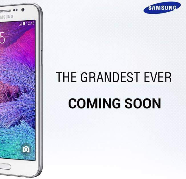Immagine che annuncia la presentazione del Samsung Galaxy Grand 3
