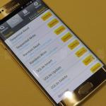 Foto che mostra i primi benchmark del Samsung Galaxy S6