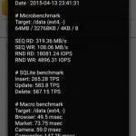 Immagine che mostra i benchmark su Samsung Galaxy S6