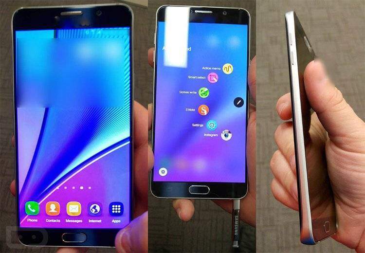 Samsung Galaxy Note 5: prime immagini dal vivo!