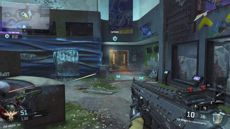 Call of Duty recensione review multiplayer postazione