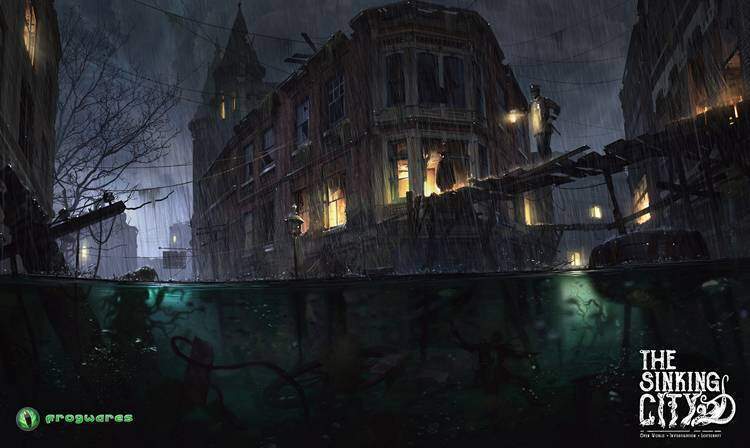 the sinking city cthulhu lovecraft