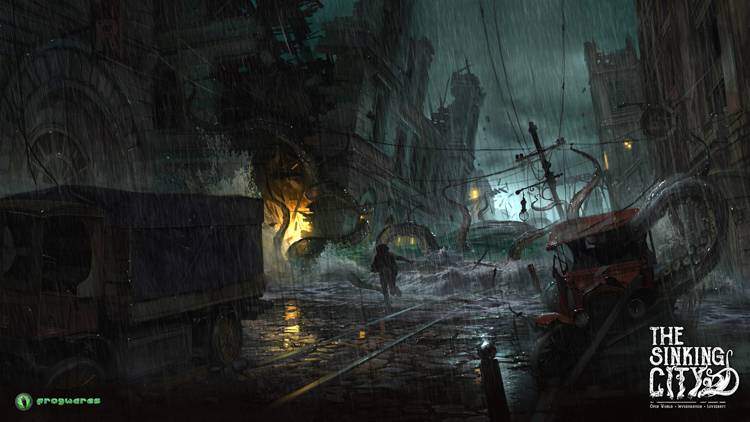 the sinking city cthulhu lovecraft