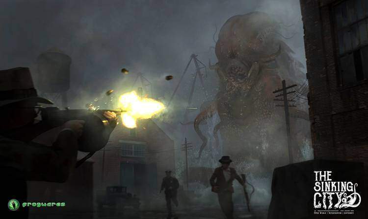 the sinking city cthulhu lovecraft