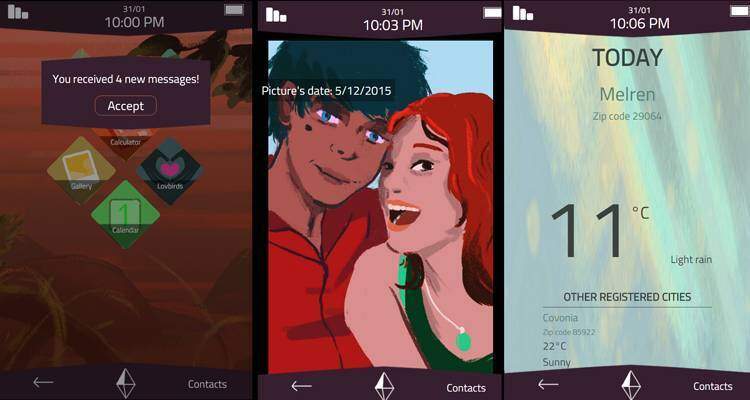 a normal lost phone game happens