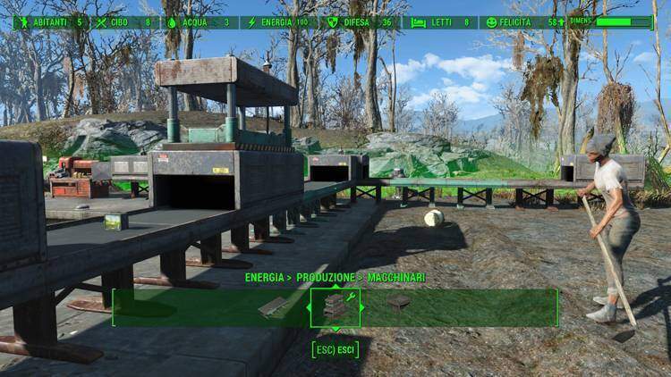 Fallout 4 recensione Contraptions Workshop