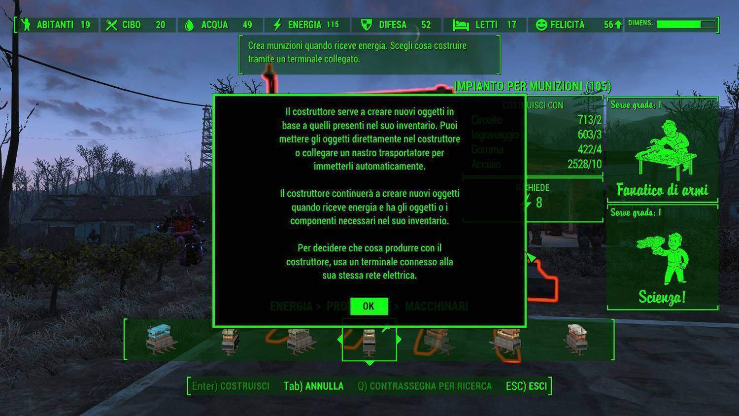 Fallout 4 recensione Contraptions Workshop