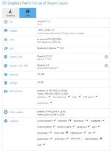 xiaomi mi 6c intero