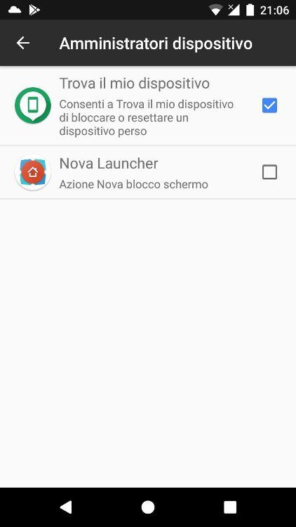 Gestione dispositivi Android