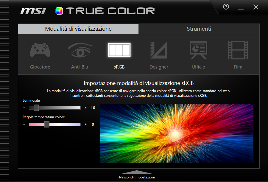 msi true color