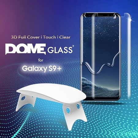 Pellicola per Galaxy S9 Plus Dome Glass