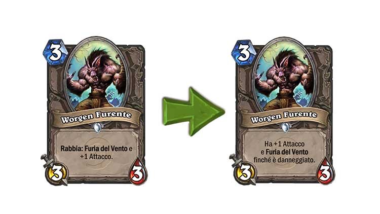 Worgen furente non ha più Rabbia in Hearthstone