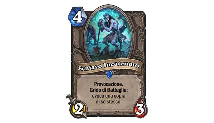 Schiavo incatenato insieme a Ciciazampa in Hearthstone