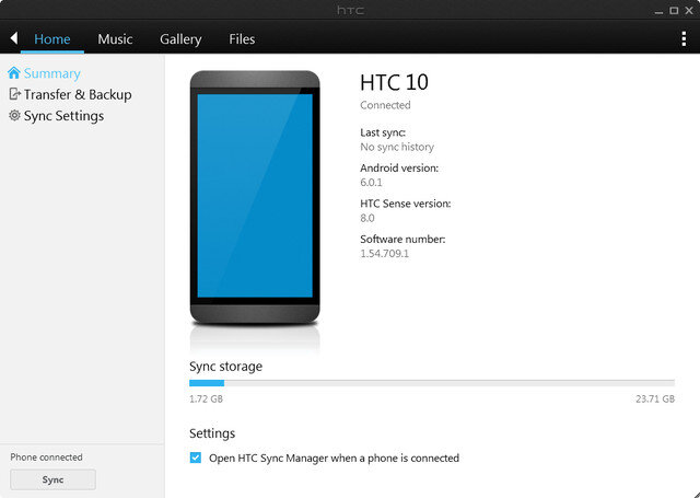 htc sync manager backup android