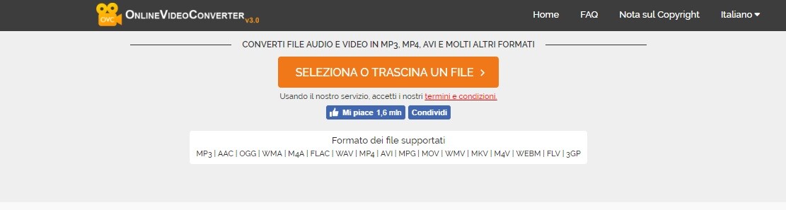 convertire video online converter