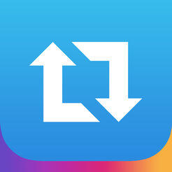 logo repost download video instagram