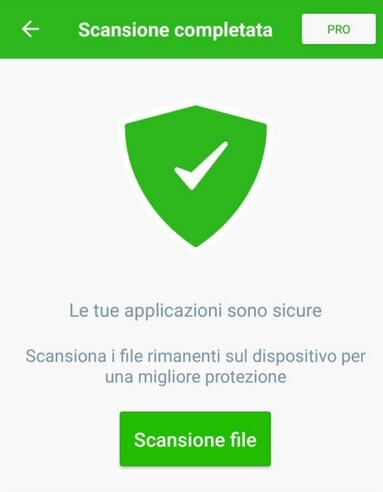 avira scansione completata