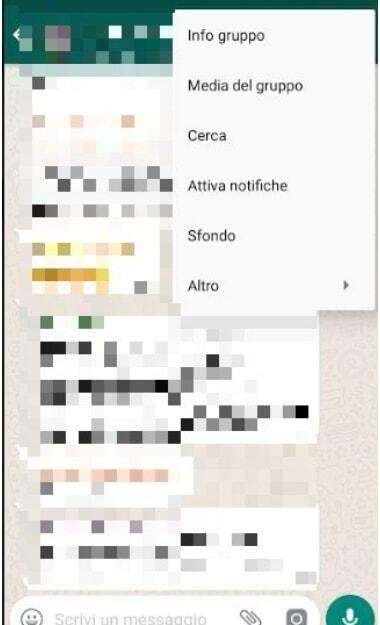 attiva notifiche gruppo