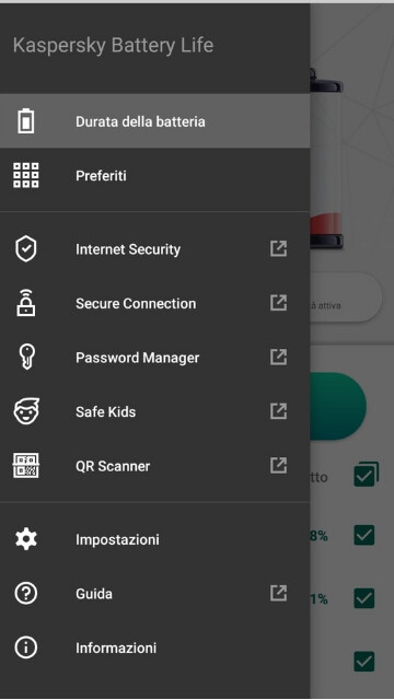 Kapersky Battery Life preferiti
