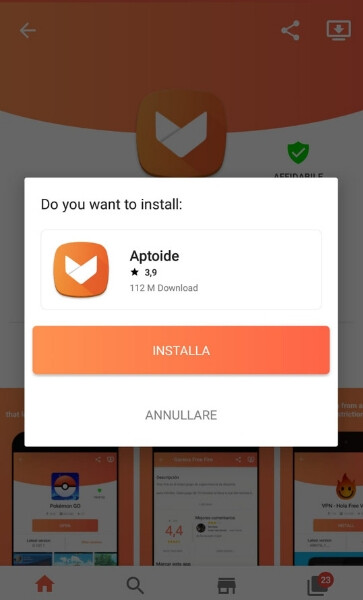 aptoide installa