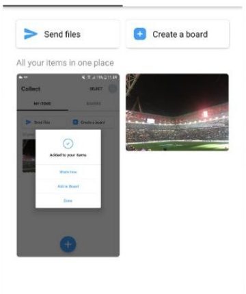 wetransfer create a board