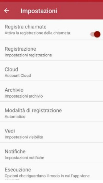 Registratore di chiamate