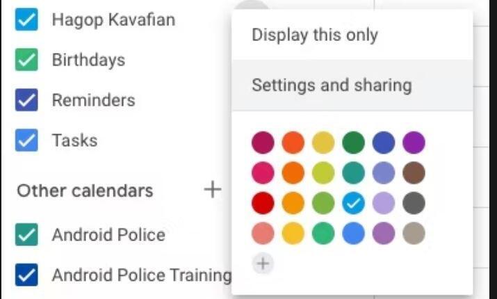 Come condividere un Google Calendar