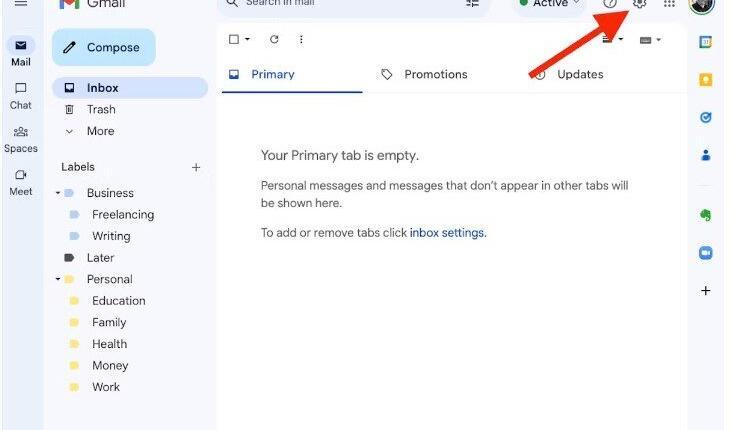 Come aggiungere un messaggio fuori sede Gmail3