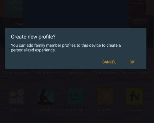 Come aggiungere un profilo su un tablet Amazon Fire2