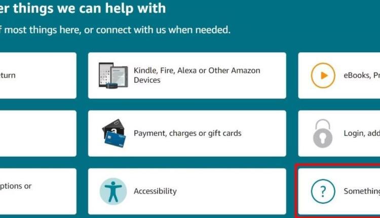 Come contattare il servizio clienti di Amazon3