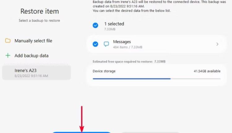 Come recuperare i messaggi cancellati sul tuo telefono Samsung3
