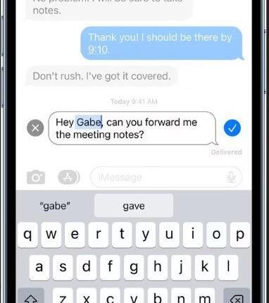 Come annullare l’invio di un iMessage