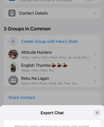 Come esportare i messaggi WhatsApp2